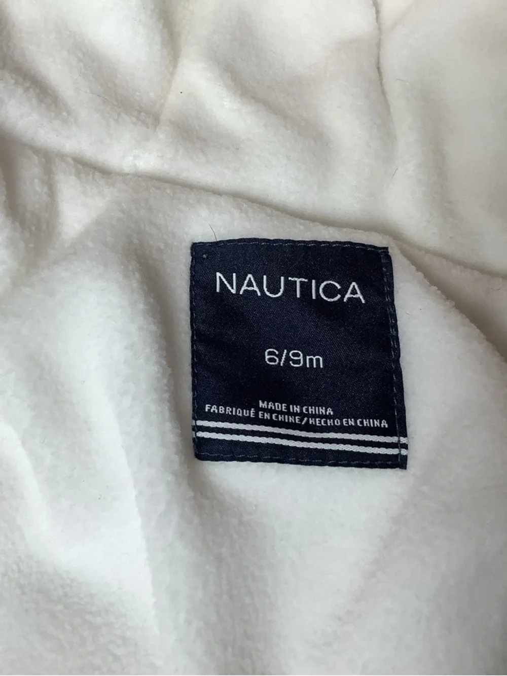 Nautica Pink Hooded Baby One-Piece Snowsuit with detachable Faux Fur Trim